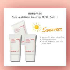 innisfree tone up watering sunscreen spf50+ pa++++ 60ml