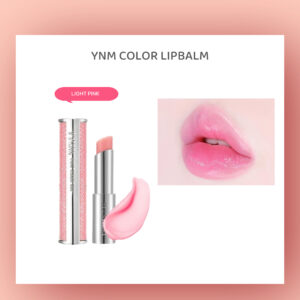 ynm color lipbalm light pink